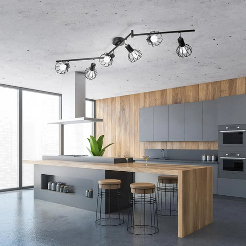 LED E14 ceiling light rotating 350 °, spotlight wall light, suitable for kitchen, living room, bedroom LED wall lights - vue 7 sur 7