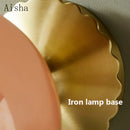 Luxuriöse Wandleuchte aus Glas für die Innendekoration