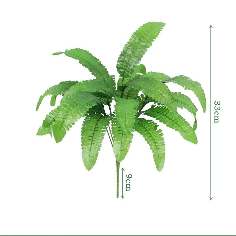feuilles de bambou dieffenbago en soie pour décoration élégante - vue 26 sur 32