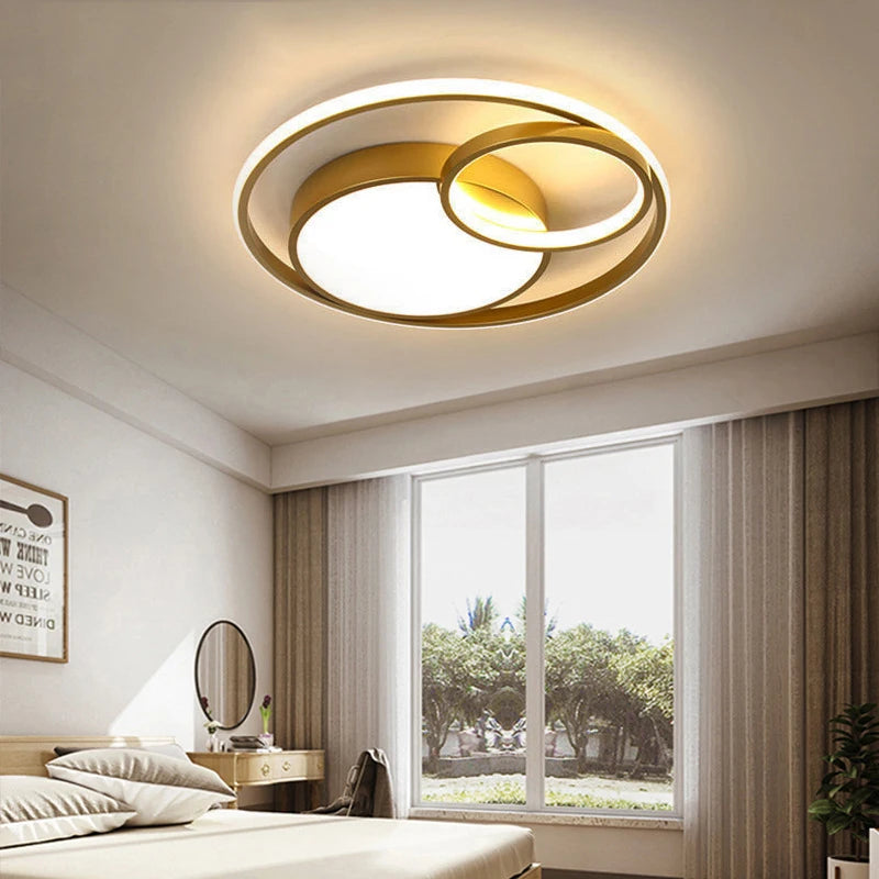 plafonnier led design minimaliste moderne éclairage intérieur décoratif
