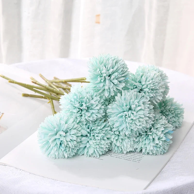 bouquet de fleurs artificielles pour décoration mariage et vases artisanaux - vue 9 sur 15