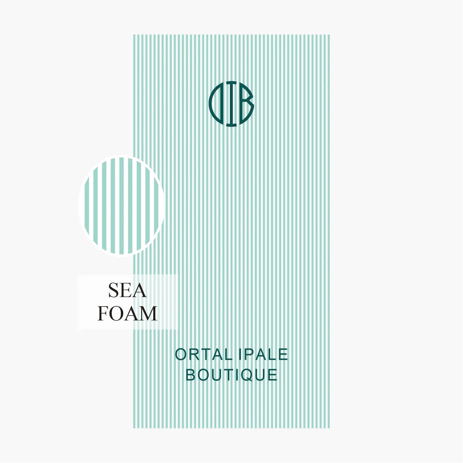 serviette de plage personnalisée rayures monogramme style preppy