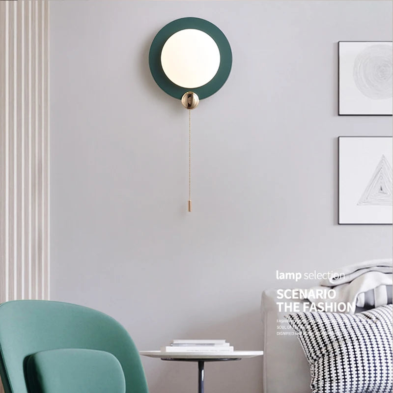 applique murale led d'intérieur créative avec interrupteur nouvelle lampe - vue 4 sur 8