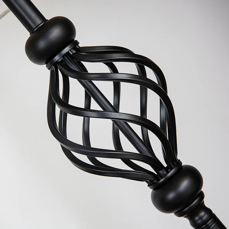lampadaire simple rétro en fer pour intérieur - vue 6 sur 7