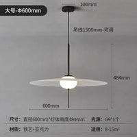 suspension soucoupe volante design nordique luminaires modernes pour café et bar