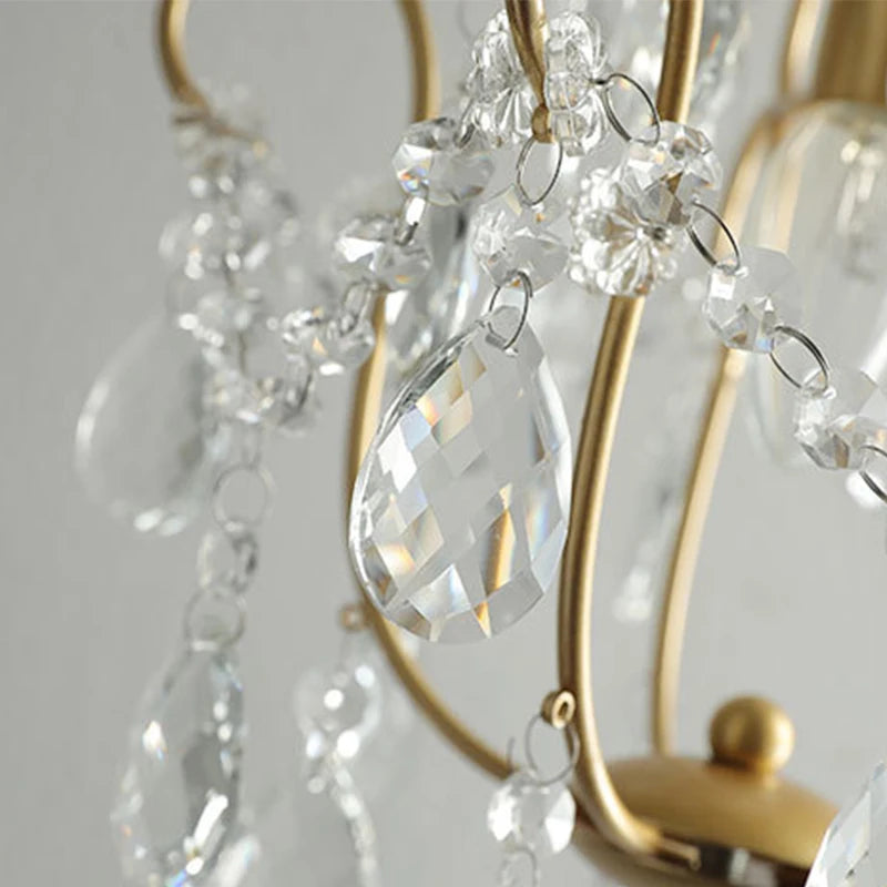 lustre en cristal américain rétro pour décoration intérieure élégante - vue 6 sur 6