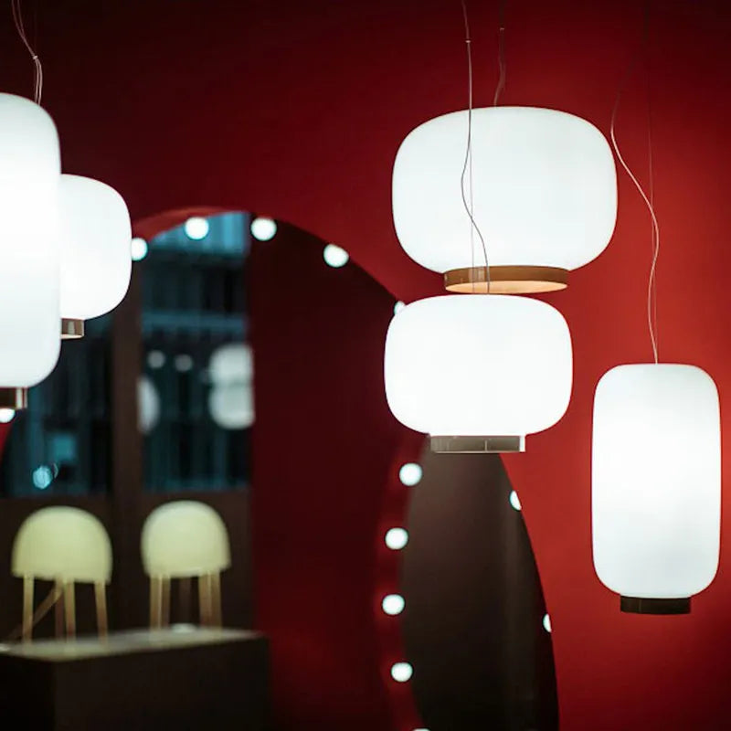 Suspension Chouchin en verre style italien design - vue 6 sur 12