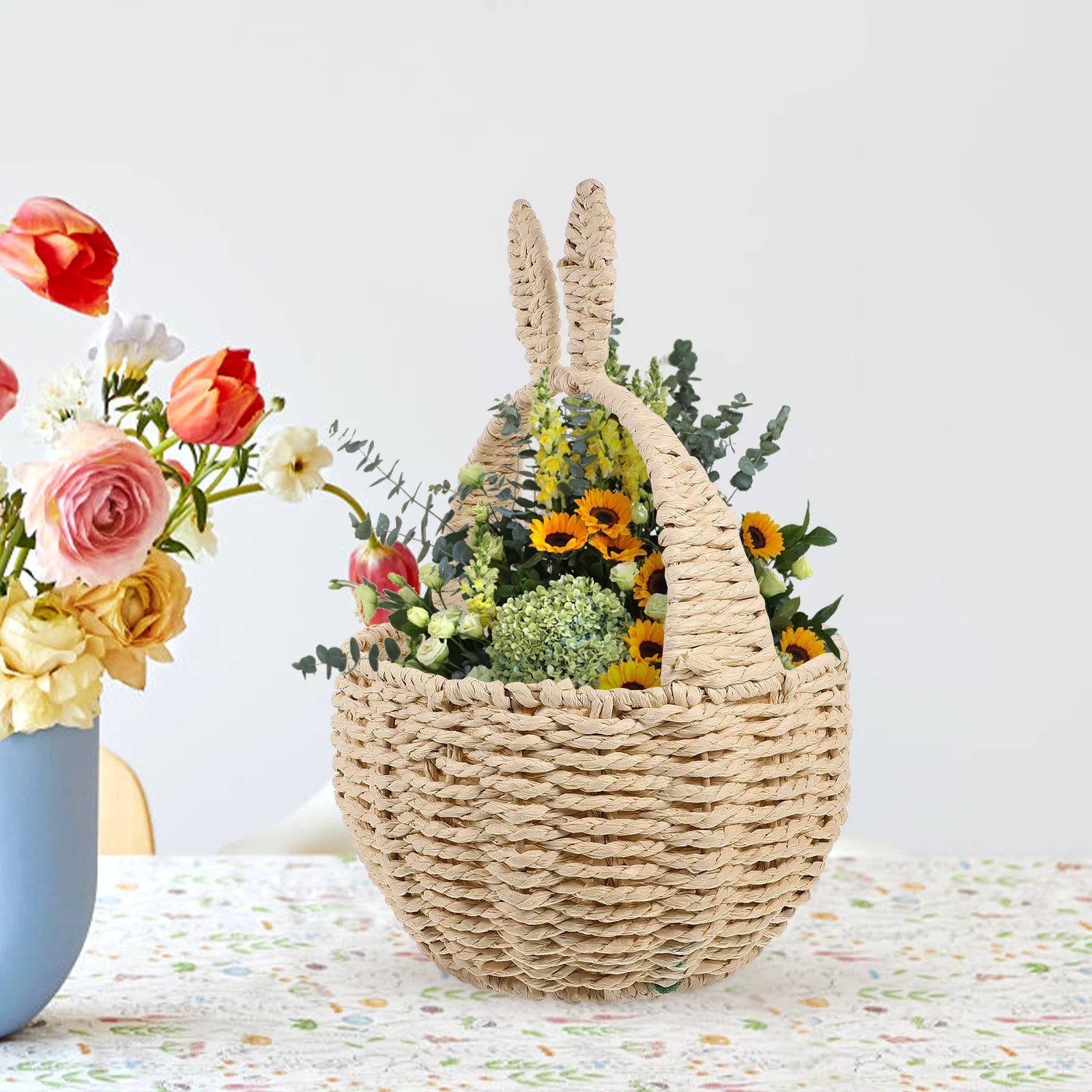 panier de chasse aux œufs de pâques avec jouets et bonbons pour bébé - vue 7 sur 6