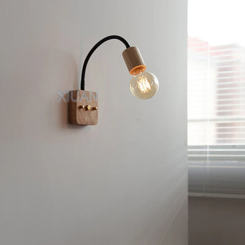 Wandleuchte Wabi Sabi Retro-Stil mit 360-Grad-Flexarm - vue 4 sur 7