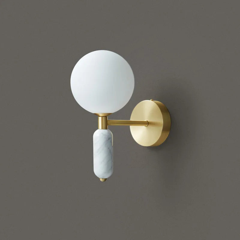 Applique murale Led en verre au design nordique moderne - vue 4 sur 8