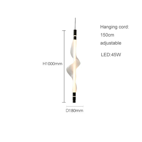 lustre artistique à led design moderne éclairage suspendu décoratif