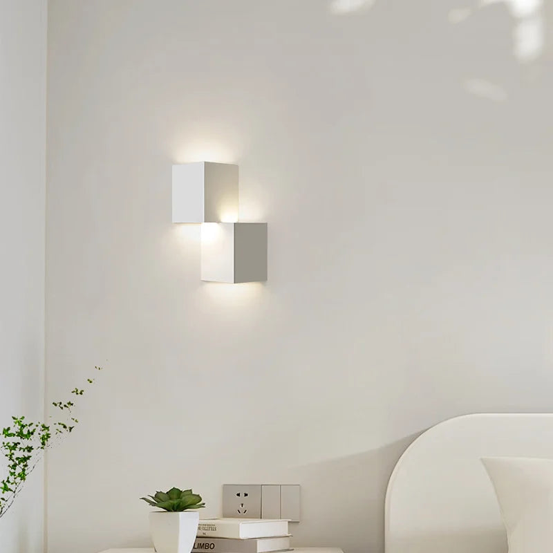 LED-Wandleuchte nordisch minimalistisch für stilvolle Wohnraumdekoration - vue 4 sur 8