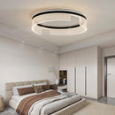 Moderner LED-Deckenleuchte Rund aus Metall und Acryl für Innenbereiche