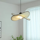 Lustres en tissu rétro français lampes suspendues modernes et romantiques pour chambre à coucher