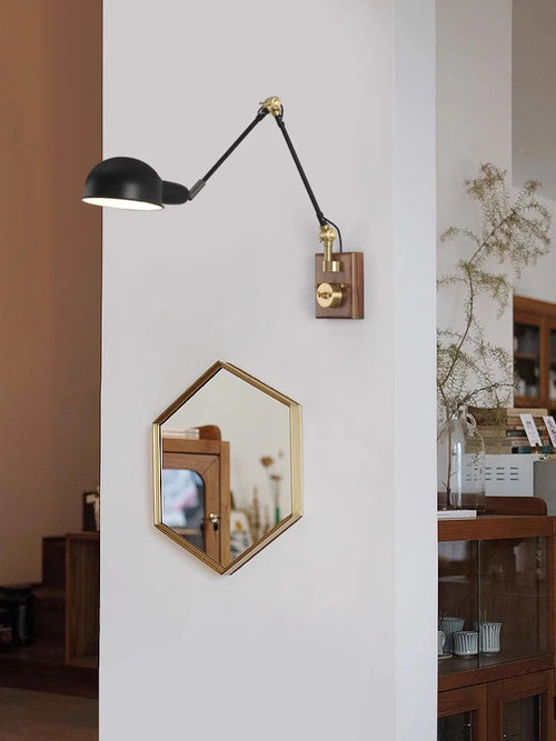 Moderne Wandleuchte mit langem Arm – dekorative Innenleuchte - vue 6 sur 7