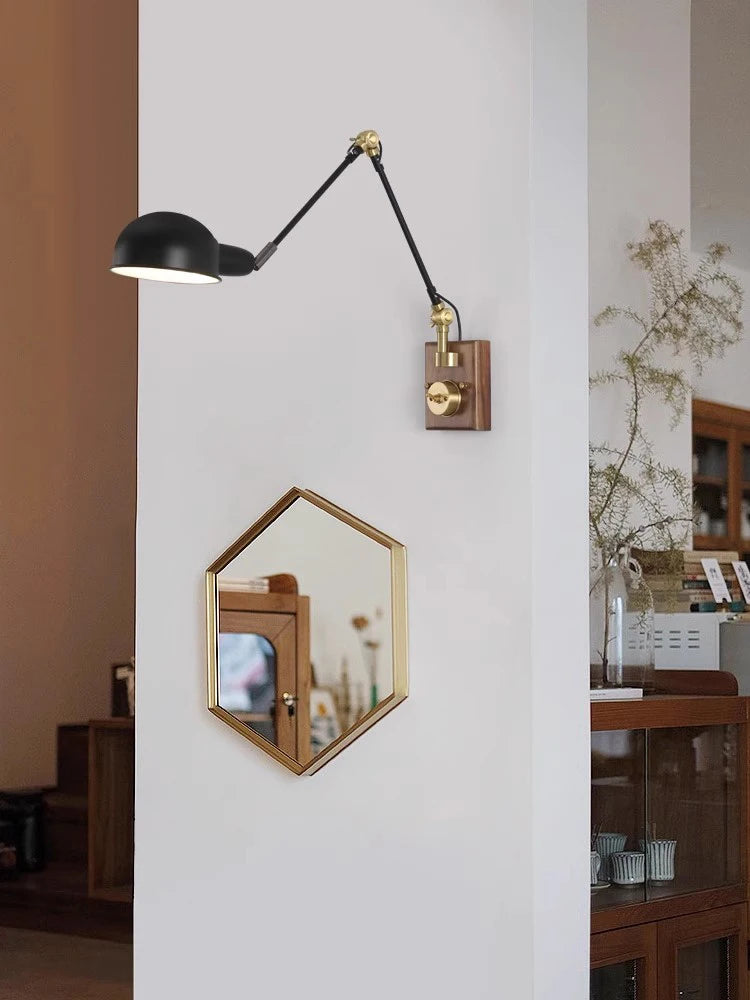 Moderne Wandleuchte mit langem Arm – dekorative Innenleuchte - vue 5 sur 7