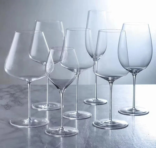 Verre a vin cristal extra fin bord bombe