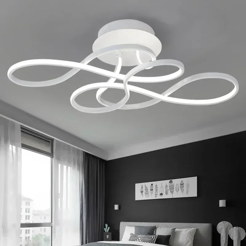 plafonnier moderne led pour décoration intérieure élégante et lumineuse - vue 4 sur 12