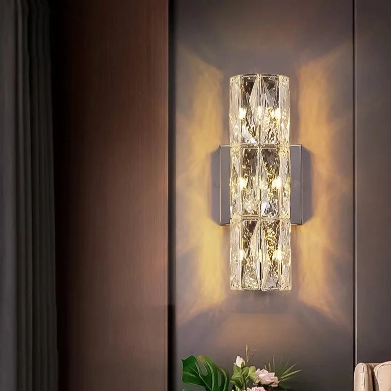 Applique murale luxe cristal villa haut gamme - vue 5 sur 9