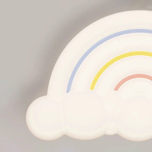 Deckenleuchte Wolke Regenbogen für Kinderzimmer moderne Dekoration - vue 7 sur 10