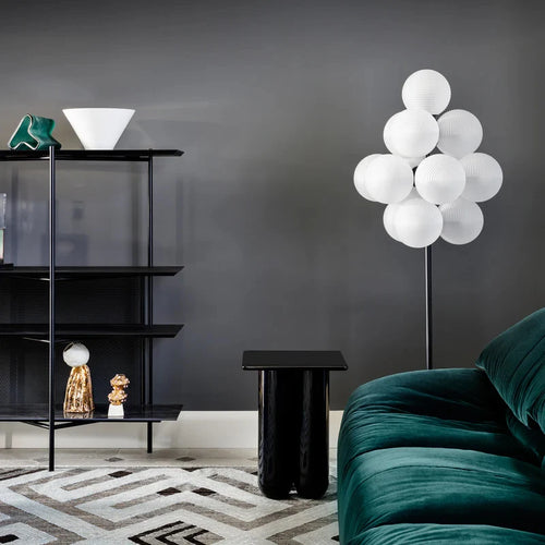Kreativer Glas-Kronleuchter in Traubenform für modernes Interieur - vue 8 sur 15