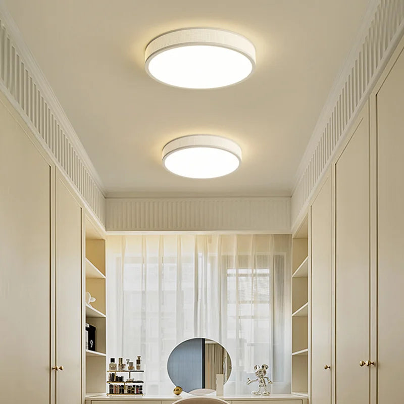 qiyimei plafonnier led style cercle carré décoratif - vue 5 sur 22