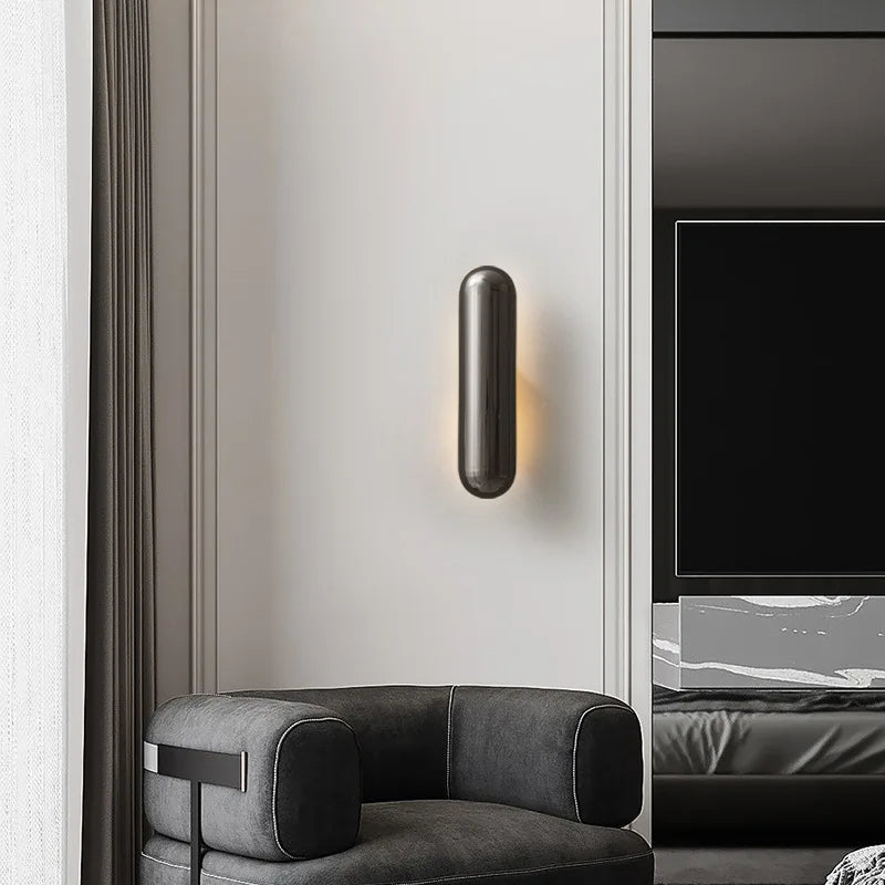applique murale led industrielle vintage à intensité variable avec télécommande - vue 6 sur 8