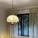 lustre rétro en tissu lumineux pour décoration intérieure