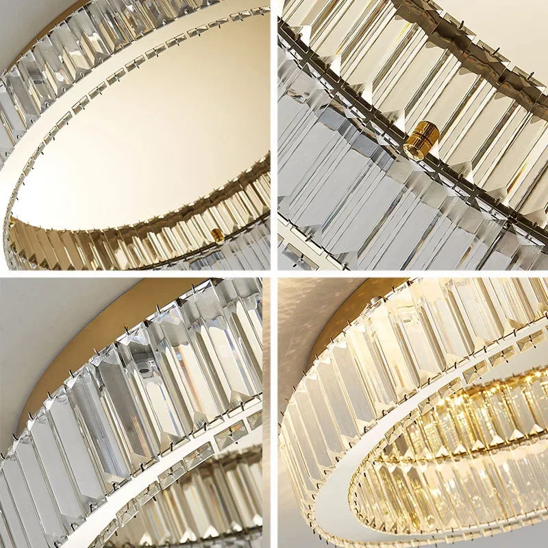 Plafonnier moderne en cristal led pour décoration intérieure - vue 6 sur 6