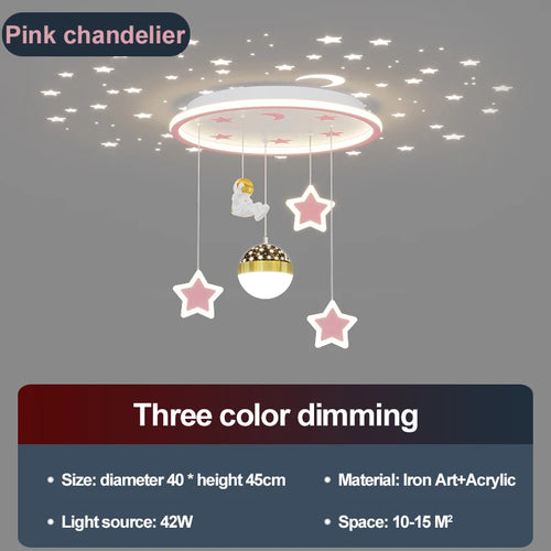 LED-Deckenleuchte in Sternform für das Kinderzimmer - vue 10 sur 9