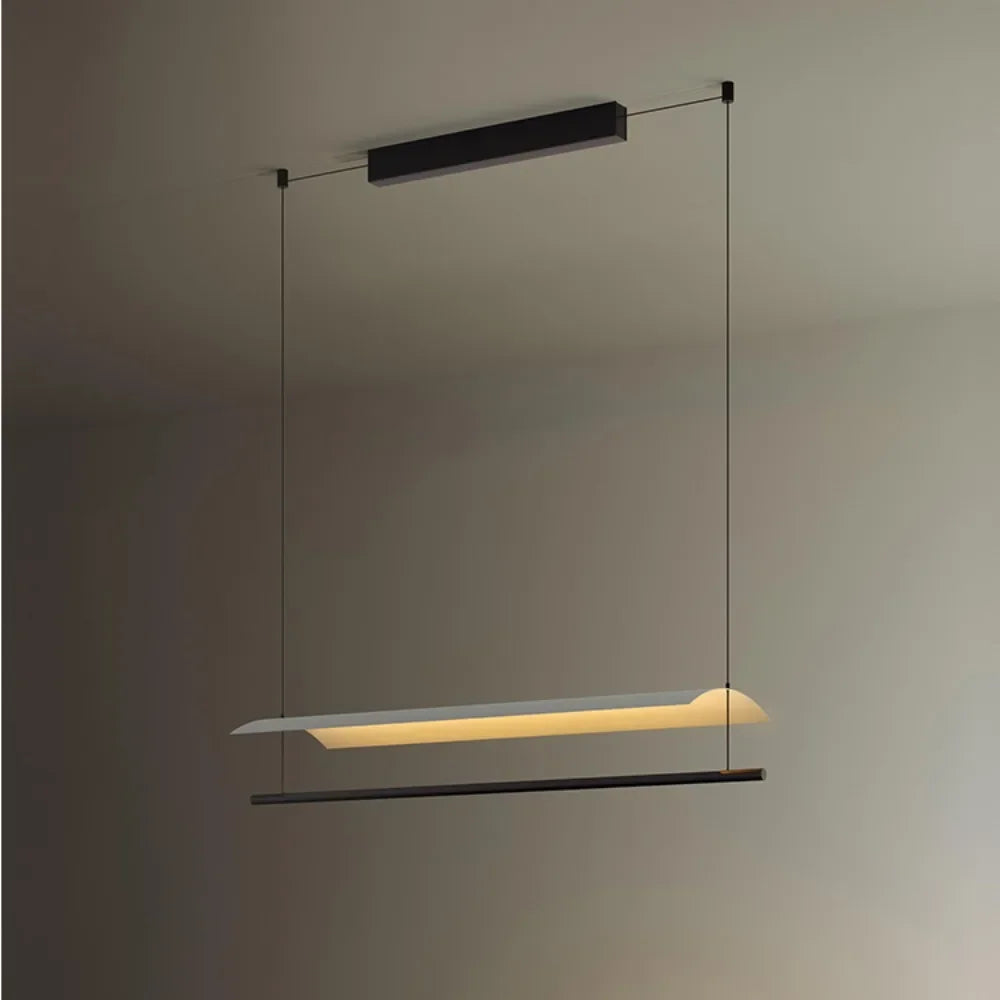 lustre minimaliste scandinave en tuiles pour bureau - vue 6 sur 11