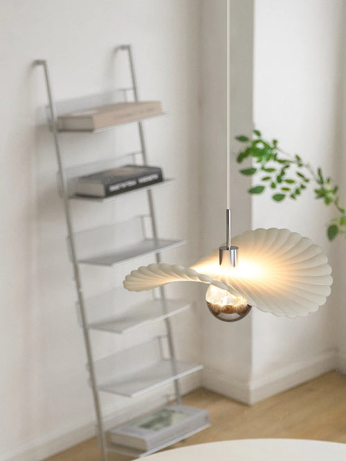 Moderne Pendelleuchte aus Kunstharz im minimalistischen Design für innen und außen - vue 5 sur 12