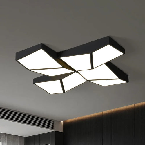 Plafonnier Led au design géométrique