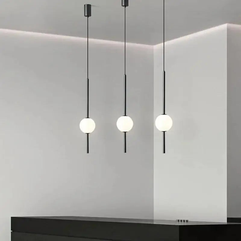 Moderne und schlichte Pendelleuchte für elegante Inneneinrichtung - vue 3 sur 10