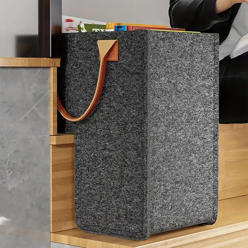 panier de rangement en forme de L pour escalier - vue 4 sur 7