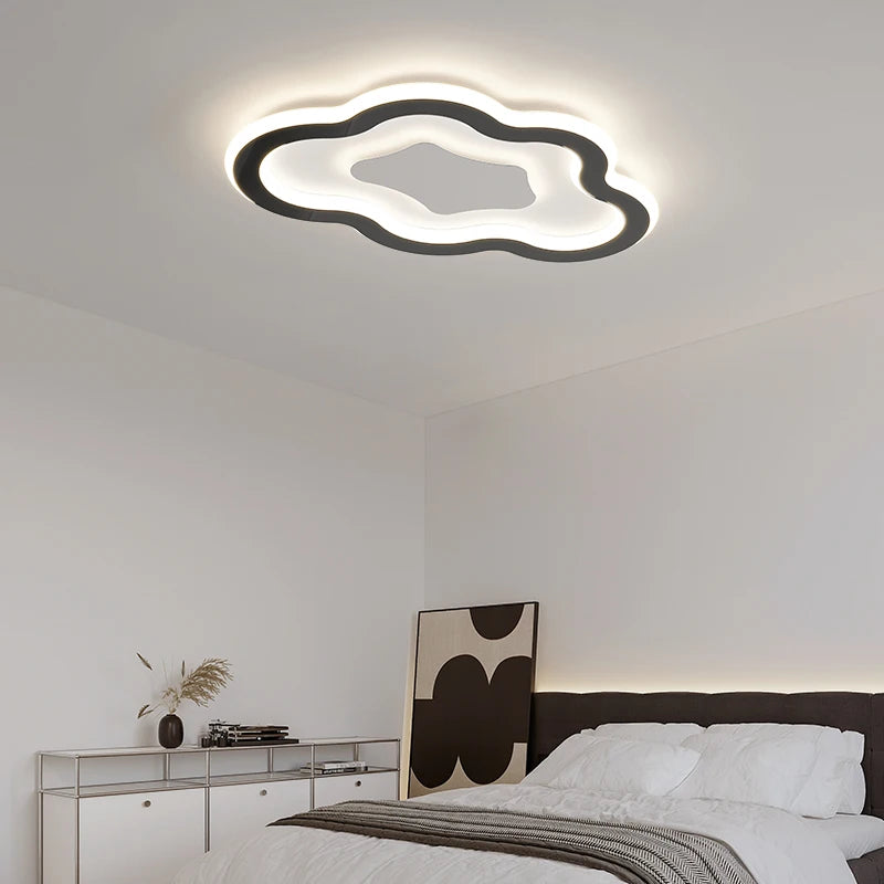 Plafonnier à formes chromé moderne à LED - vue 4 sur 14
