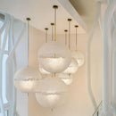 Créativité nordique Led lune suspension lumières salon salle à manger chambre décor à la maison lustre Bar Loft chevet lampe suspendue luminaire