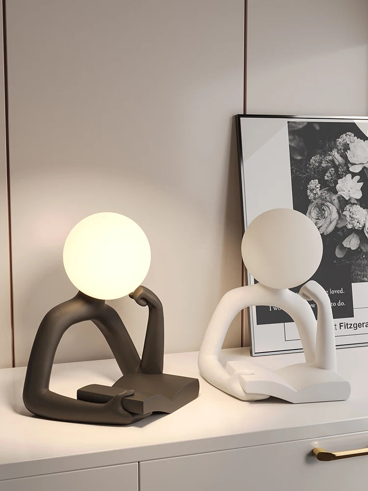 Bedroom, Bedside LED Desk Lamp Home Decoration Living Room Study Desk Small Night Light Indoor Lighting Birthday Gift Lamps - vue 4 sur 7