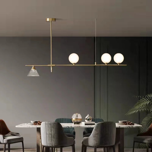 lampe suspendue moderne en verre pour décoration intérieure