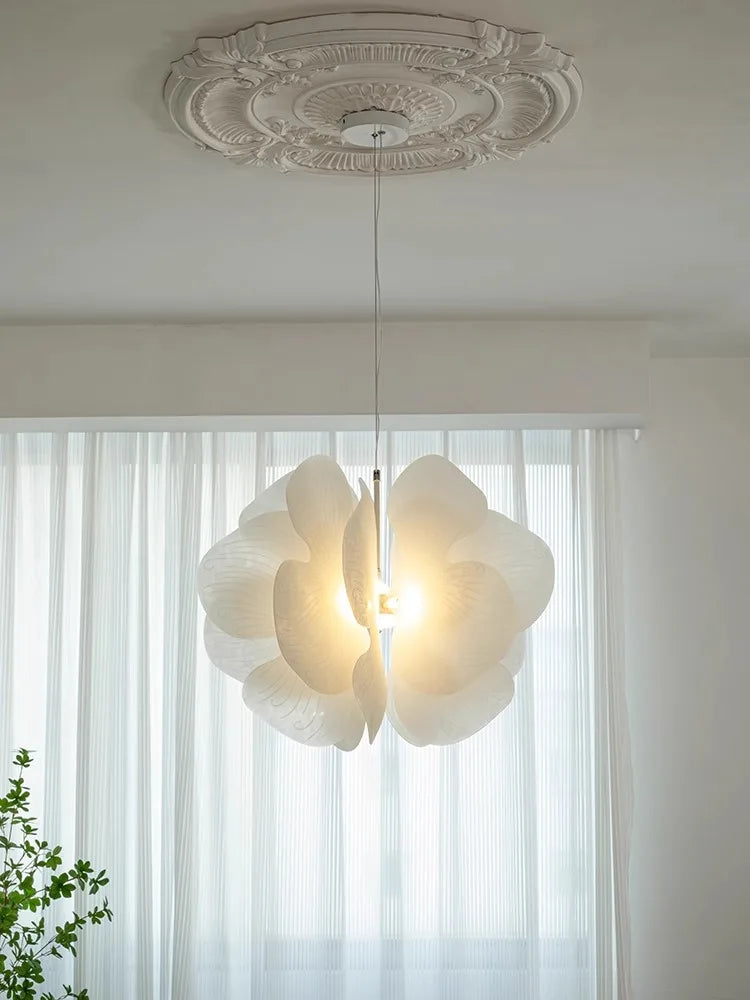 lustre en acrylique avec suspension led papillon nordique - vue 3 sur 7