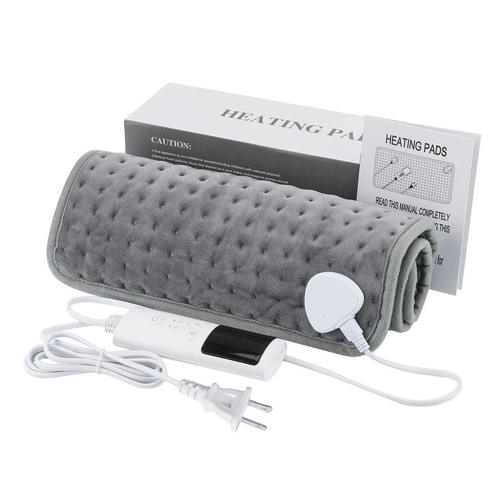Electric Heating Blanket, Heated Mat Multifunctional Heating Pad for Bed Sofa Warm Winter Thermal Blankets Warmer Home OfficeUse - vue 8 sur 9