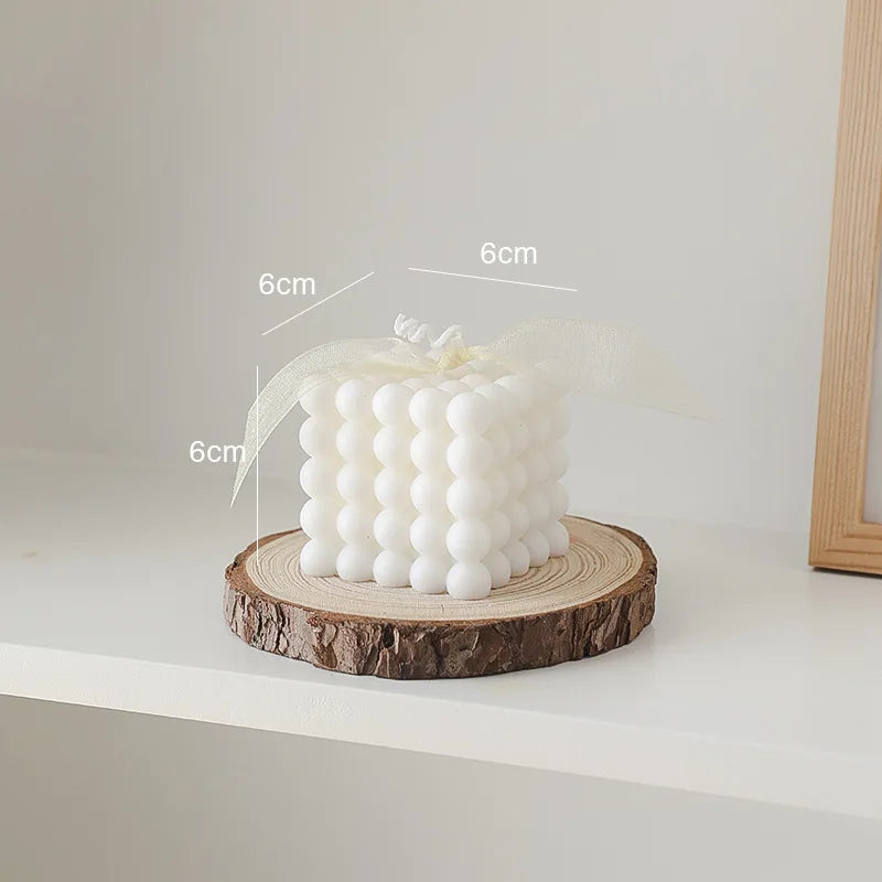 bougie parfumée big cube pour décoration moderne et aromathérapie - vue 36 sur 39