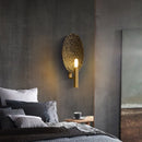 applique murale créative en cuivre style chandelier moderne avec led