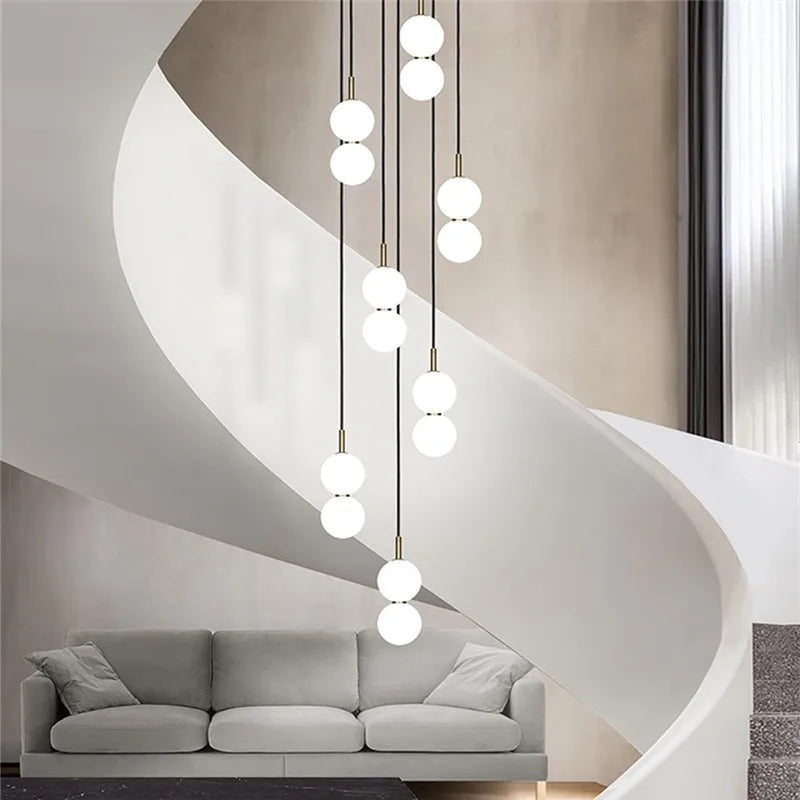 suspension en verre design pour décoration moderne et élégante - vue 5 sur 15