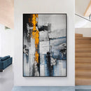 peinture à l'huile abstraite personnalisable pour décoration intérieure