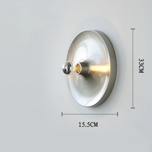 LED-Wandleuchte Bauhaus UFO Galvanoplastik Dekoration - vue 11 sur 14