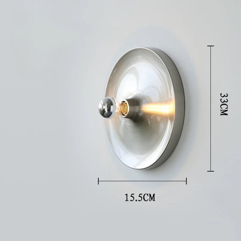 LED-Wandleuchte Bauhaus UFO Galvanoplastik Dekoration - vue 10 sur 14