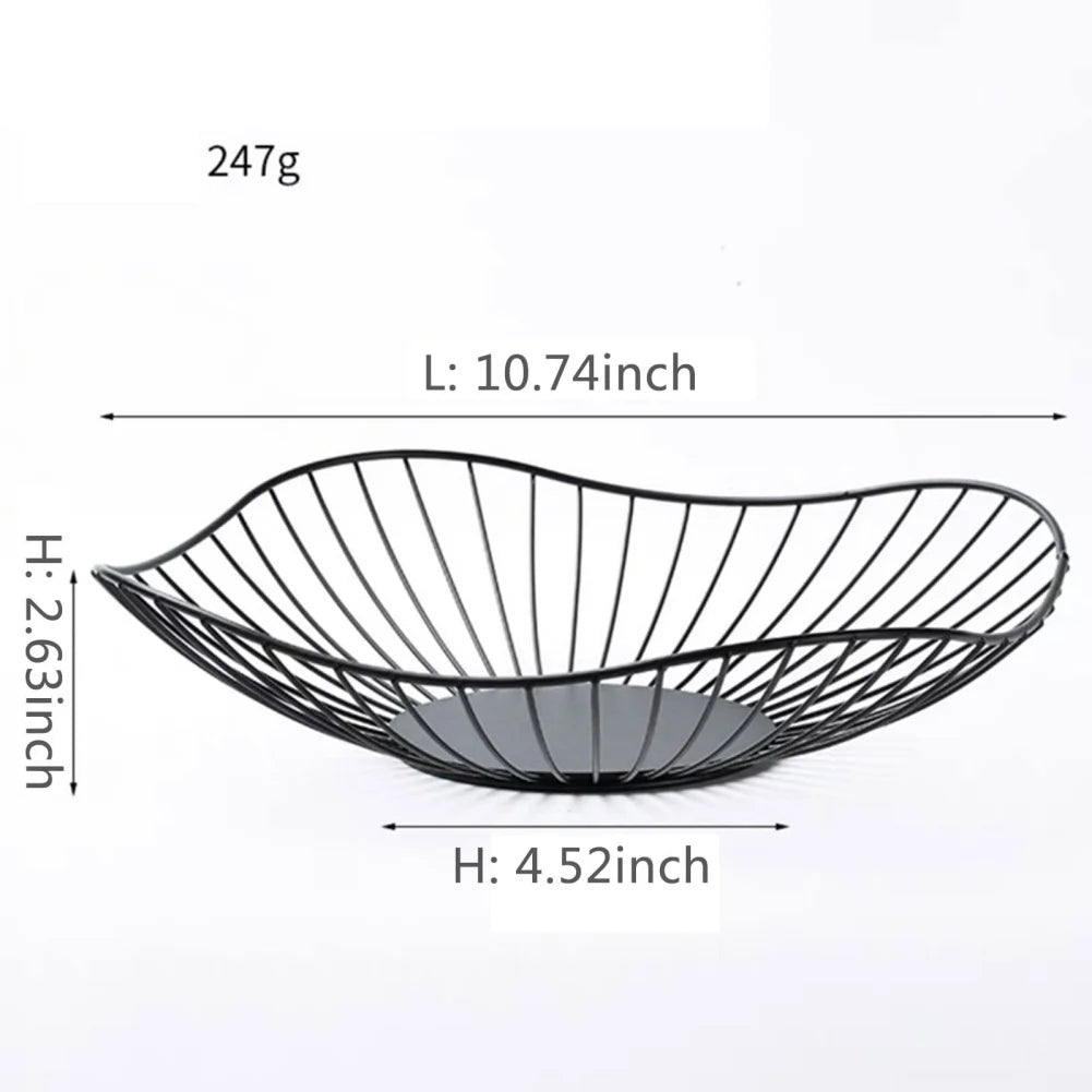 panier à fruits en fer multi-tailles pour rangement divers - vue 8 sur 14