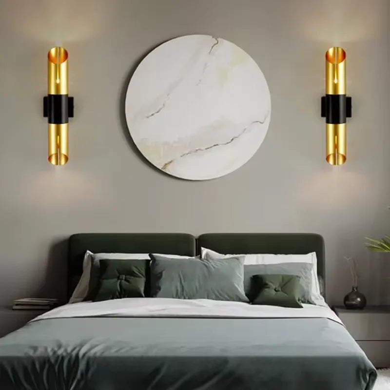 applique murale nordique moderne à double tête décorative - vue 6 sur 7