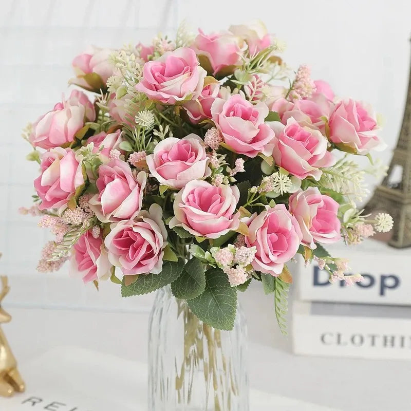 bouquet de pivoines artificielles pour mariage et décoration intérieure - vue 9 sur 15